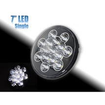 7&quot; Black 45W LED 6K 6000K Light Bulbs Sealed Beam Headlamp Headlight EACH - $19.95