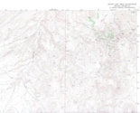 Mount Airy Mesa, Nevada 1969 Vintage USGS Topo Map 7.5 Quadrangle Topogr... - $23.99