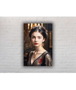 WALL ART - Vintage Portrait - Elegant Woman Victorian Style Decor - Roma... - £12.05 GBP