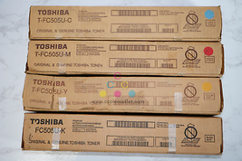 Cosmetic Oem Toshiba eStudio2505AC,3005AC,5005AC Cmyk Toner Set T-FC505U-C,M,Y,K - £236.46 GBP
