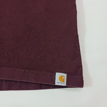 Carhartt 105183 PRT Relaxed Fit Men's Red Cotton Short Sleeve T-Shirt Size XL image 10