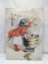 1995 Ivory Soap Girl Tin Sign 11 1/2&quot; X 16 1/2&quot; - £23.64 GBP