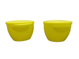 Bowls Tupperware 2 Yellow 4626A-2 Hanging Dip Open House Collection 470ml - £12.32 GBP