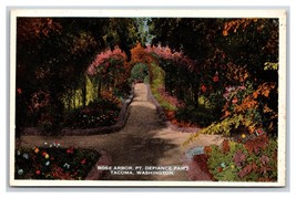 Rose Arbor Point Defiance Park Tacoma Washington WA UNP WB Postcard T16 - £2.92 GBP