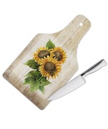 Sunflower Vintage Bee : Gift Cutting Board Flower Floral Yellow Decor Pa... - $540.83 MXN+
