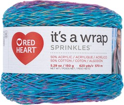Red Heart It&#39;s A Wrap Sprinkles Yarn-Sundae - £16.84 GBP