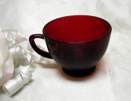 2140 Antique Anchor Hocking Royal Ruby Punch Cup - $3.50