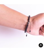 Kavak - Handmade Onyx Beads Adjustable Men&#39;s Bracelet - $25.98 CAD