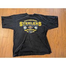 1995 Pittsburgh Steelers Super Bol Xxx Afc Champs T-Shirt Grand Noir USA - €22,14 EUR