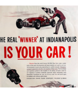 1953 Champion Spark Plugs Advertisement Automobilia Indianapolis DWWW13 - $458.27 MXN