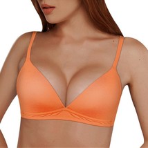 3 pieces Seamless Sexy Bra Woman Bra Underwear Style 1-orange 70A - £6.24 GBP