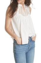 FREE PEOPLE Womens Top Simply Western Romance Ivory White Size XS OB820443 - £29.23 GBP