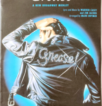 1994 Grease Musical Song Book Sheet Music Broadway Medley Small Format DWO7 - $24.99