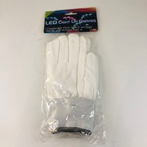 Light Up White Gloves Adult Size Brand New Sealed - £6.10 GBP