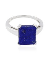 Bague en argent massif Lapis Lazuli Bijoux faits main Pour Cadeau d&#39;occa... - £13.55 GBP
