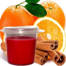 Cinnamon &amp; Sweet Orange Scented Soy Wax Candle Melts Shot Pots, Vegan, Hand Pour - £12.78 GBP+