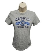 Adidas New York City Football Club Girls Large Size 14 Gray TShirt  - $462.67 MXN