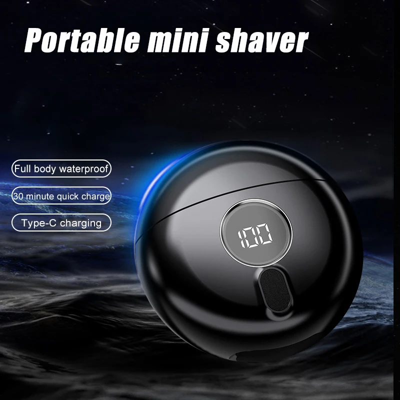 Portable Electric Shaver Mini Razor USB Rechargeable Electric Shaver Face - £27.73 GBP