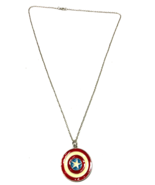 Marvel Captain America s SHIELD Necklace NEW - £9.34 GBP