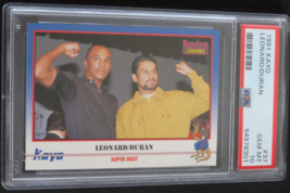 1991 Kayo #37 Roberto Duran Sugar Ray Leonard Boxing Card PSA 10 Gem Mint - £55.04 GBP
