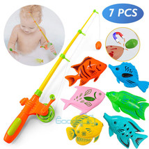 Fishing Bath Toys For Kids Girls Boys Toddlers Bathing 1-8 Year Old Magnetic - £17.42 GBP