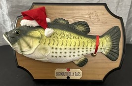 1999 Gemmy Big Mouth Billy Bass Fish  Christmas edition Singing Movement... - £25.37 GBP