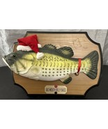 1999 Gemmy Big Mouth Billy Bass Fish  Christmas edition Singing Movement... - £24.84 GBP