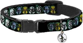 ✨ Galactic Mandalorian Cat Collar with Safety Breakaway Clip and Bell ✨ - £27.16 GBP