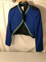 PRE- OWNED BROOKFIELD, MISSOURI STANBURY GREEN/ BLUE BAND JACKET 218 36R - £31.83 GBP