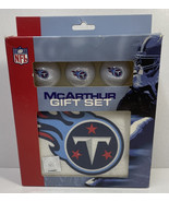 McArthur Tennessee Titans Gift Set NFL: Golf Ball, Utility Towel, Gromme... - $14.99