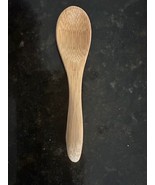 MINI WOOD SPOONS HOT SAUCES SPOONS 12 UNITS SMALL SPOONS CAVIAR SPOONS - $15.54