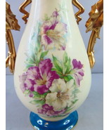 Vintage Antique Hand Painted Limoges French Porcelain Floral Vase - $2,806.07 MXN