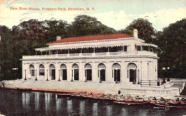 Brooklyn New York~New Boat House ~1912 Postcard - £7.98 GBP