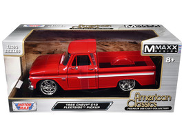 1966 Chevrolet C10 Fleetside Pickup Truck Red &quot;Maxx Design&quot; &quot;American Cl... - $48.24