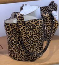 Zara Bnwt 2024. Leopard Animal Print Real Leather Bucket Bag. 6031/410 - £217.15 GBP