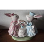 AVON CHERISHED MOMENTS BUNNY FIGURINE &quot;WE DID IT ...TOGETHER&quot; - £54.91 GBP