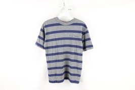 Vintage 70s Womens Medium Spell Out Striped University of Toledo T-Shirt USA - £38.72 GBP