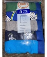 Wonder Nation ~ Boys Boxer Briefs 5-Pair Underwear Cotton Tag Free ~ L (... - $20.29 CAD