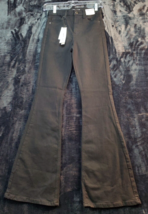 Topshop Bootcut Jeans Women Size 4 Black Denim Cotton 5-Pocket Design Flat Front - £17.82 GBP
