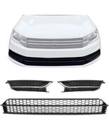 Front Bumper Lower Grille &amp; Front Grill Fog Lamp Bezel Compatible with - $2,345.11 MXN