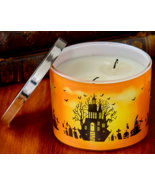 NEW Haunted House Graveyard 2 Wick Chocolate Cupcake Scent Halloween Jar... - £7.93 GBP