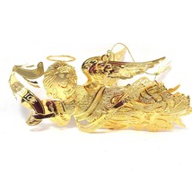 2003 Christmas Herald Danbury Mint Christmas Ornament Gold Plated Collection - £15.59 GBP