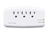 CyberPower CSB600WS Surge Protector, 900J/125V, 6 Swivel Outlets, Wall T... - £19.64 GBP