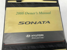 2008 Hyundai Sonata Owners Manual Case Handbook with Case OEM H04B46006 - £21.52 GBP