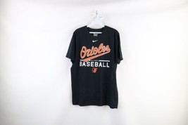 Nike Mens Large Athletic Cut Center Swoosh Baltimore Orioles Baseball T-Shirt - £23.15 GBP