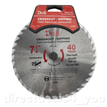 Do It Circular Saw Blade Crosscut Cutoff Ripping 7-1/4&quot; 40 Tooth Pack of 10 - $80.18