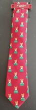 NEW Men&#39;s Christmas Holiday Necktie Neck Tie Red Cats Novelty Humor - FREE SHIP - £8.59 GBP