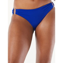 Love &amp; Sports Women&#39;s Swim 70&#39;s Ring Bikini, Scrunchy Size M (8-10) Color Blue - £23.21 GBP