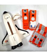 Vintage Hot Wheels NASA Space Shuttle Transporter 1997 Mattel Ramps mega... - $13.00