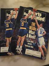 Lot Of 2 Sports Illustrated March 29 1993 Jason Kidd NCAA Cal Duke College - $19.79